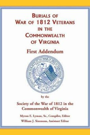 Cover of War of 1812 in the Commonwealth of Virginia, First Addendum