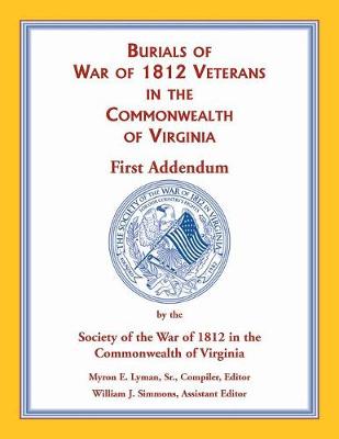 Cover of War of 1812 in the Commonwealth of Virginia, First Addendum