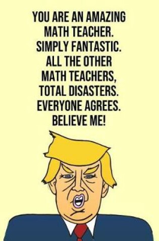 Cover of You Are An Amazing Math Teacher Simply Fantastic All the Other Math Teachers Total Disasters Everyone Agree Believe Me