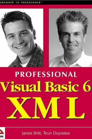 Cover of Professional Visual Basic 6 XML