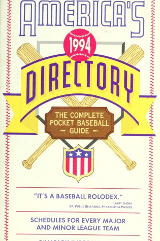 Cover of Baseball Americas 1994 Dir