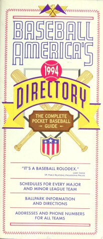 Book cover for Baseball Americas 1994 Dir