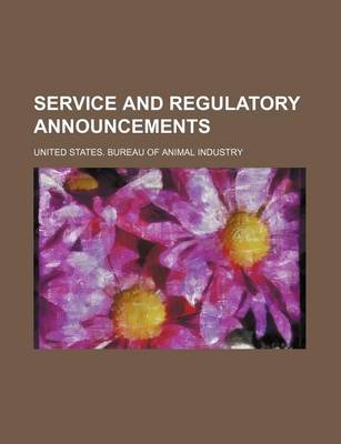 Book cover for Service and Regulatory Announcements