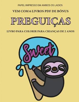 Book cover for Livro para colorir para crianças de 2 anos (Preguiças)