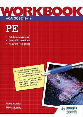 Book cover for AQA GCSE (9-1) PE Workbook