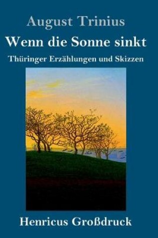 Cover of Wenn die Sonne sinkt (Großdruck)