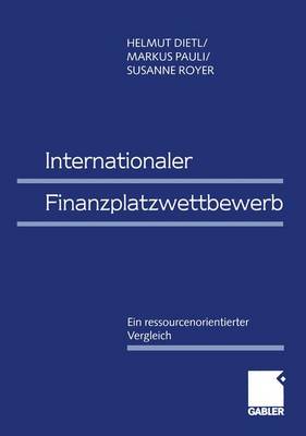 Book cover for Internationaler Finanzplatzwettbewerb