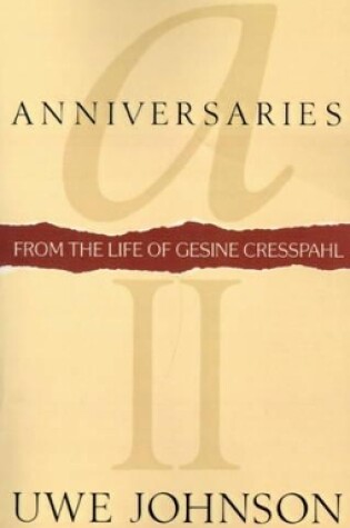 Cover of Anniversaries