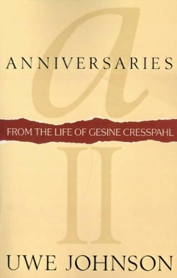 Book cover for Anniversaries