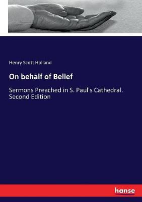 Book cover for On behalf of Belief