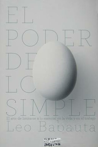 Cover of El Poder de Lo Simple