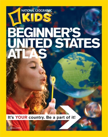 Book cover for "National Geographic" Beginner's United States Atlas