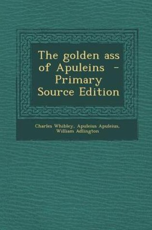 Cover of The Golden Ass of Apuleins