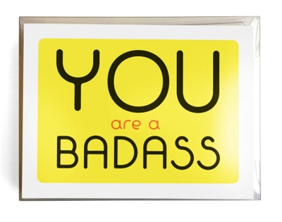Book cover for You Are a Badass (R) Notecards