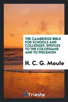 Book cover for Epistles to the Colossians and to Philemon