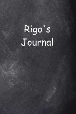 Cover of Rigo Personalized Name Journal Custom Name Gift Idea Rigo