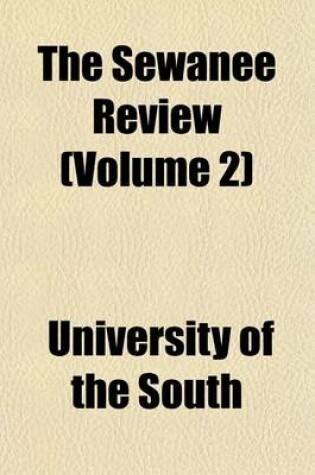 Cover of The Sewanee Review (Volume 2)