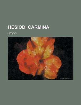 Book cover for Hesiodi Carmina