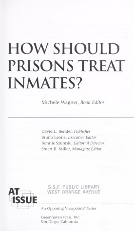 Cover of How Should Prisons Treat Inmates?