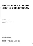 Book cover for Advances in Catalysis : Science & Technology