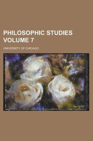 Cover of Philosophic Studies Volume 7