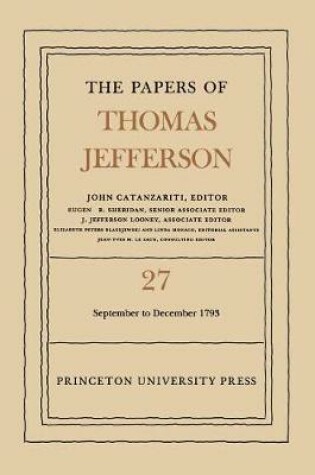 Cover of The Papers of Thomas Jefferson, Volume 27