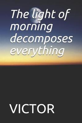 Book cover for The light of morning decomposes everything