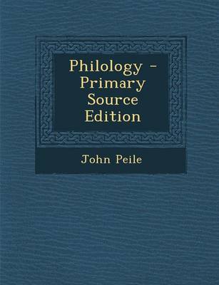 Book cover for Philology