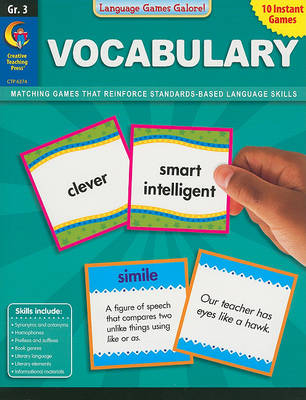 Book cover for Vocabulary, Grade 3