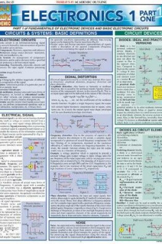 Cover of Electronics 1 Part 1