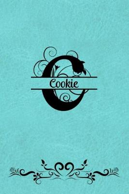 Book cover for Split Letter Personalized Name Journal - Cookie