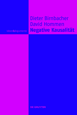 Book cover for Negative Kausalitat