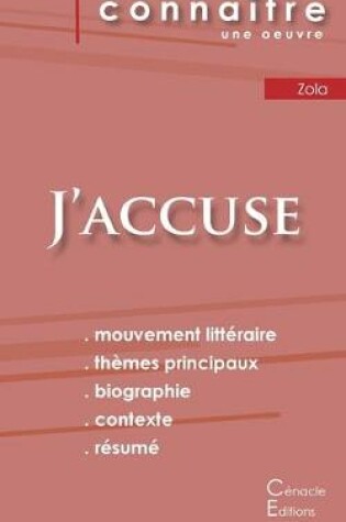 Cover of Fiche de lecture J'accuse de Zola (Analyse litteraire de reference et resume complet)