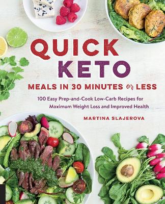 Book cover for Quick Keto Meals in 30 Minutes or Less