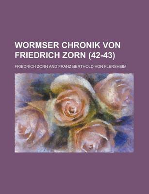 Book cover for Wormser Chronik Von Friedrich Zorn (42-43)