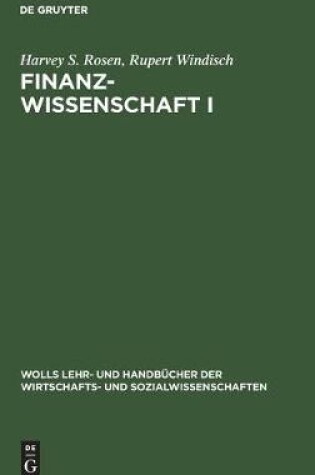 Cover of Finanzwissenschaft I