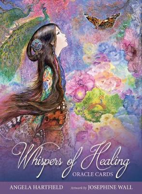 Book cover for Whispers of Healing Oracle Cards