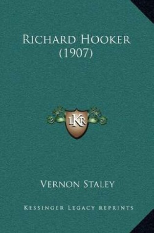 Cover of Richard Hooker (1907)