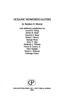 Book cover for Oceanic Homosexualities