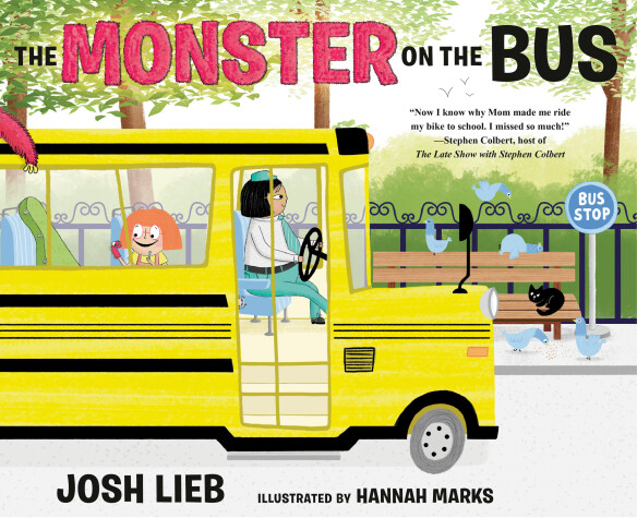 Book cover for The Monster on the Bus