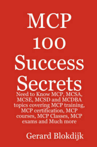 Cover of MCP 100 Success Secrets