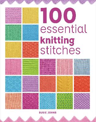 Book cover for 100 Essential Knitting Stitches