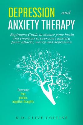 Book cover for Depression and anxiety therapy