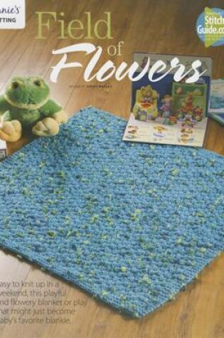 Cover of Field of Flowers Baby Blanket Knit Pattern