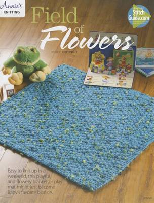 Book cover for Field of Flowers Baby Blanket Knit Pattern