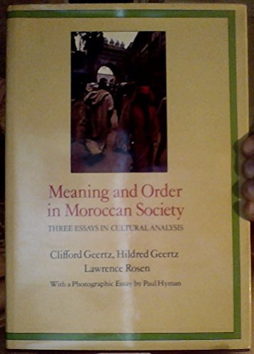 Book cover for Meaning and Order in Moroccan Society