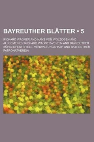 Cover of Bayreuther Blatter (5)