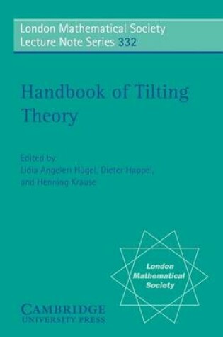 Cover of Handbook of Tilting Theory