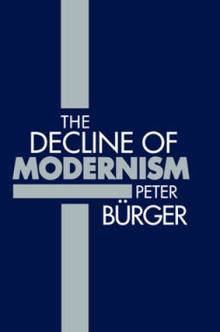 Cover of The Decline of Modernism