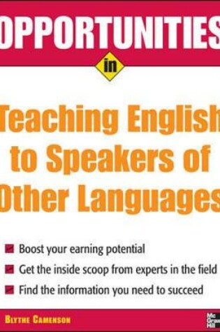 Cover of Opportunities in Teaching English to Speakers of Other Languages